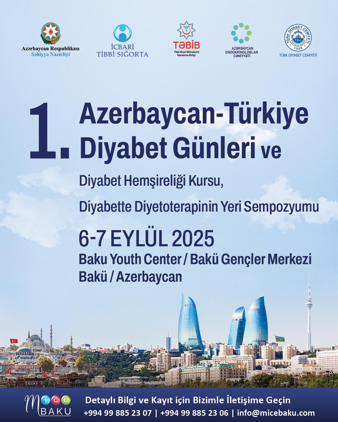 1.Azerbaycan - Türkiye Diyabet Günleri 